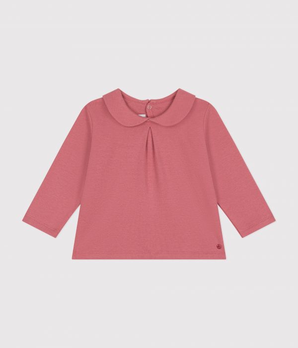 Blouse avec col en coton bébé