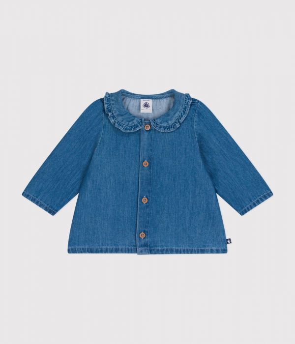 Blouse en denim léger bébé