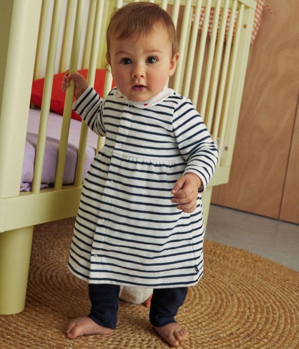 Robe et legging en coton bébé